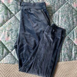 LOFT EUC Blue Velvet Joggers